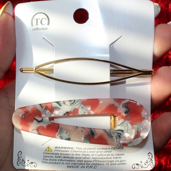 Unique Resin Hair Clips (I Take Offers) - Picture 2 of 7